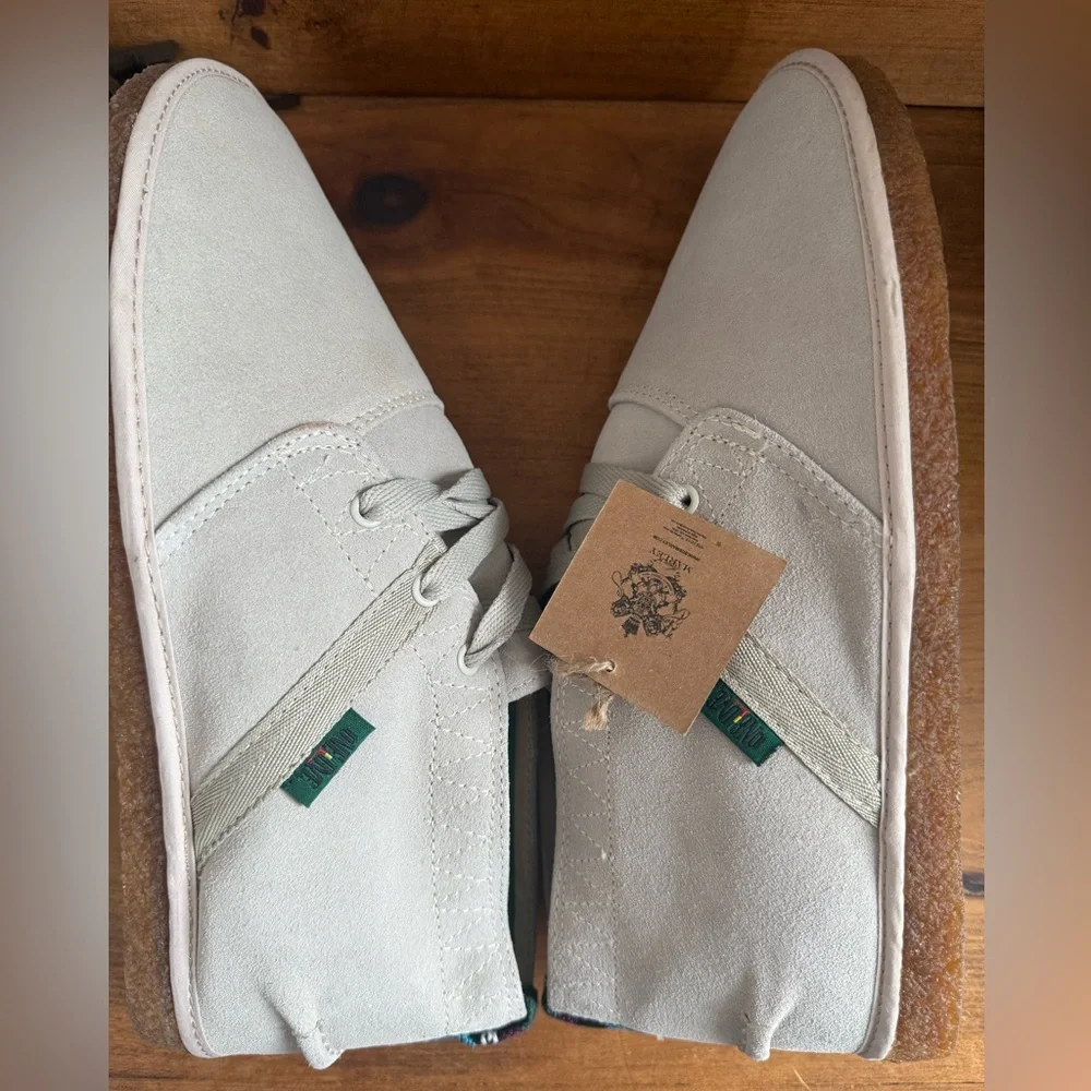 Bob Marley NWT Pipeline Beige Chukka Boots Size 9.5